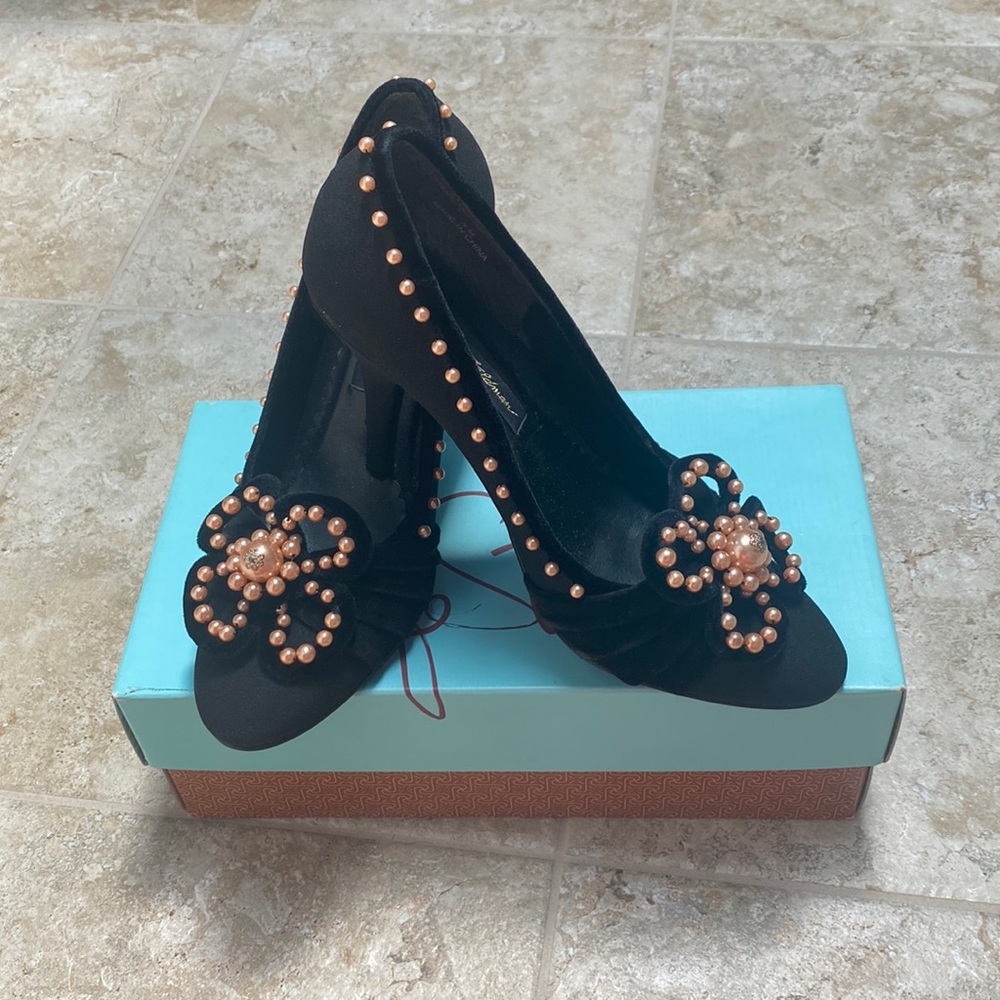 Woman’s high heel shoes